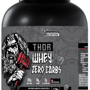 Thor- Proteina Zero Carbs hidrolizada | Fresas con crema (5lbs)